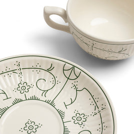 TASSE ET SOUCOUPE 0,25L-ROYAL BOCH COPENHAGUE VIBRANT GREEN
