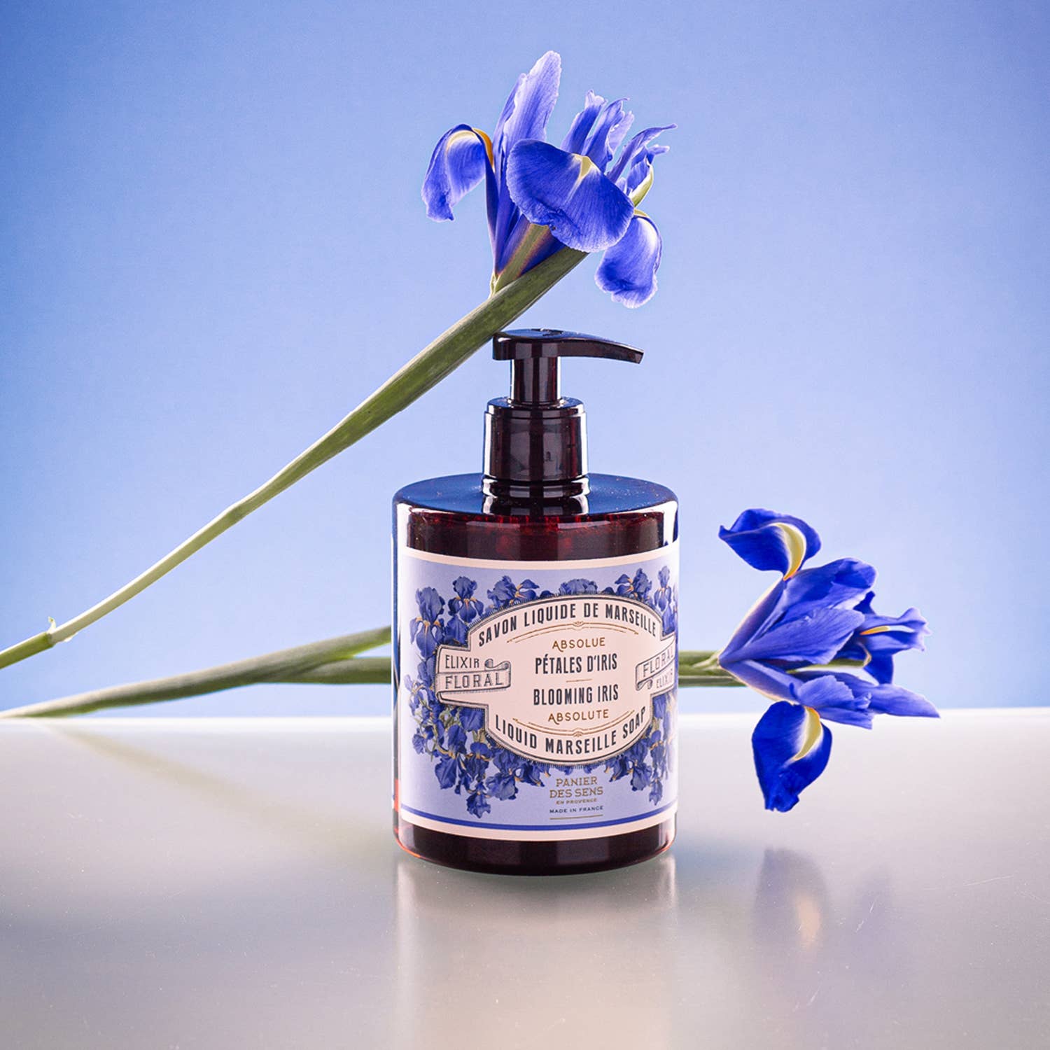 Savon de Marseille liquide 500 ml | Pétales d'Iris