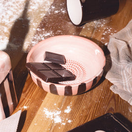 Râpe à ail - Céramique - Grand chocolat