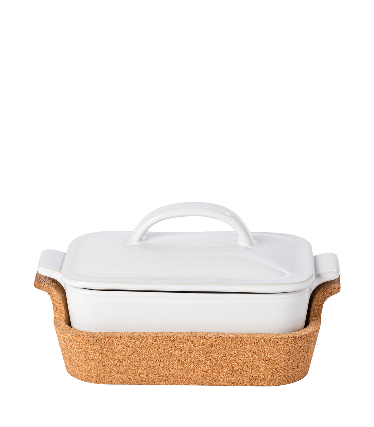 Gift Soupière Rectangulaire avec Base en Liège ensemble, Casafina by COSTA NOVA
