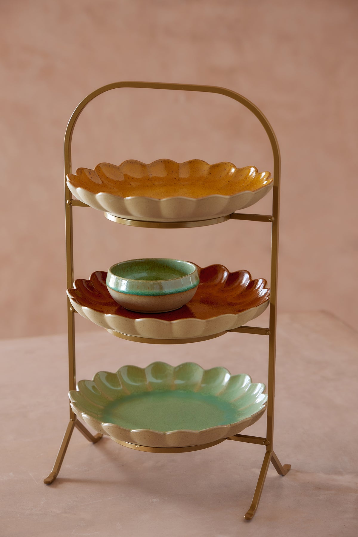 ASSIETTE PLATE 21CM- MARRAKESH CANNELLE - COSTA NOVA