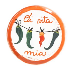Assiette à pizza 31cm O VITA MIA, ROSE & TULIPANI