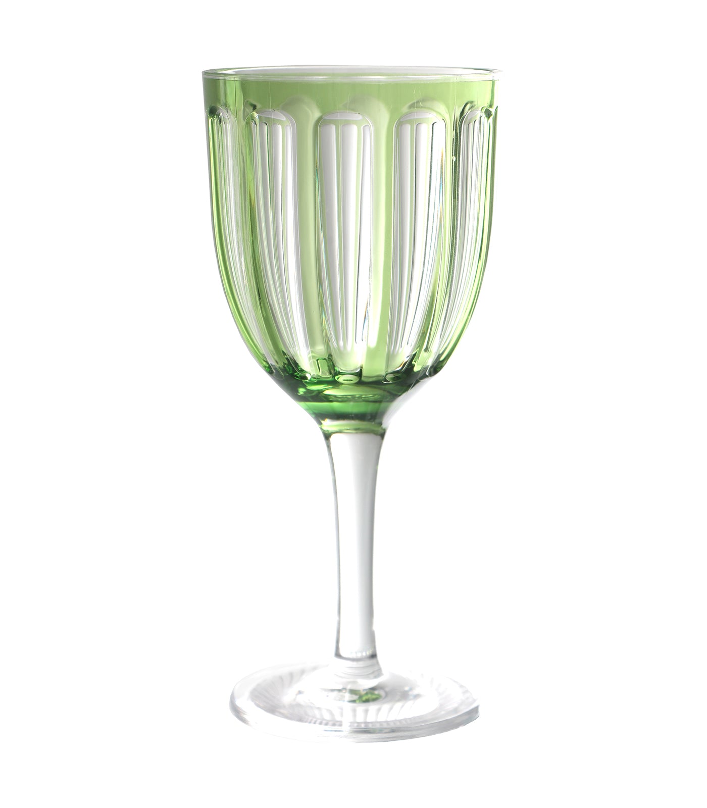 Verre à vin en acrylique - Vert