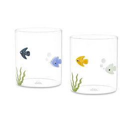 SET 2 GOBELETS FISH - Rose & Tulipani