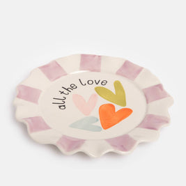Assiette Multi-Cœurs Tout l'Amour