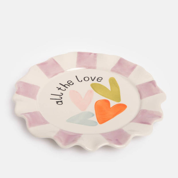 Assiette Multi-Cœurs Tout l'Amour