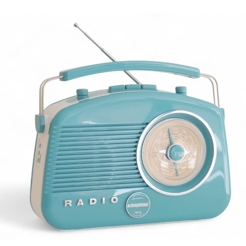 Radio Brighton classique style vintage FM/MW/LW avec Bluetooth: Vert sauge
