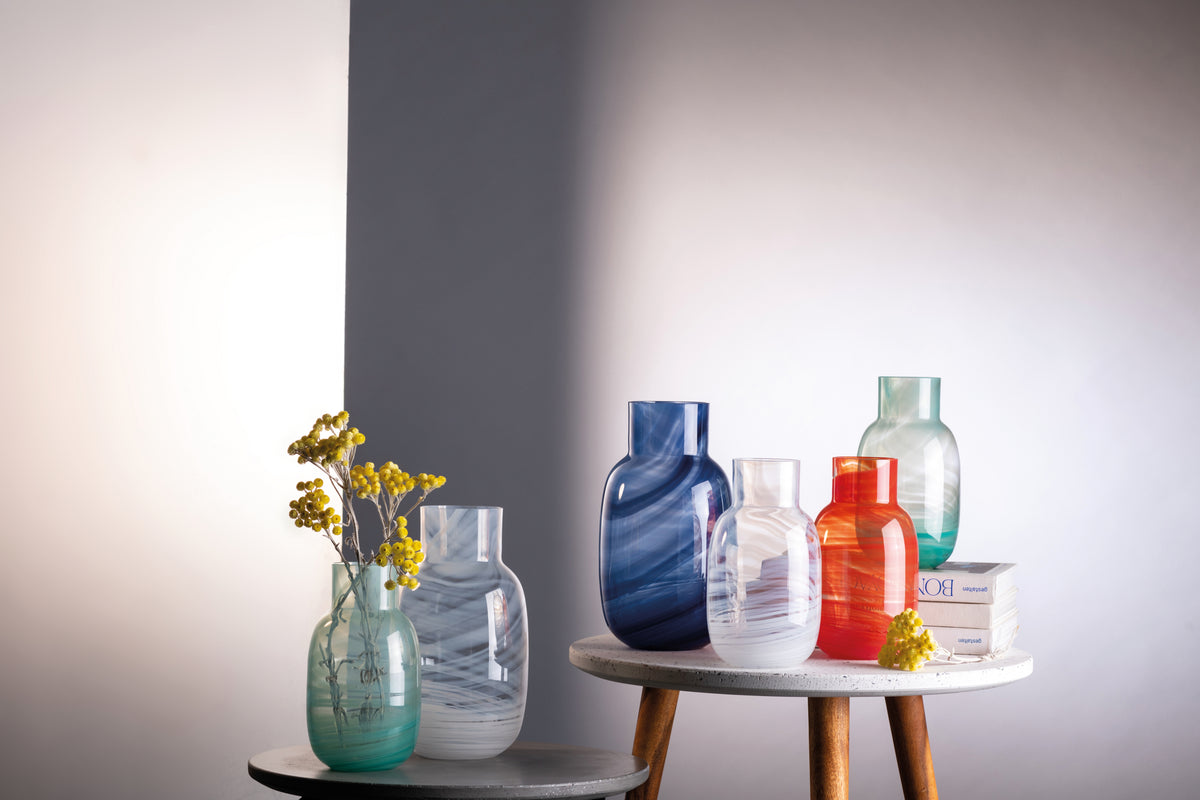 VASE verre bleu 22cm - Zwiesel