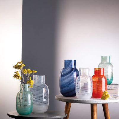 VASE verre bleu 22cm - Zwiesel