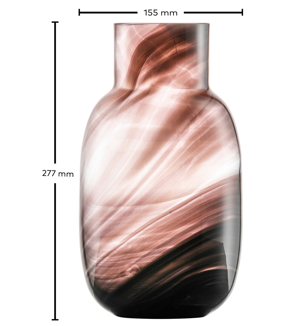 VASE verre dark 27.7cm  - Zwiesel
