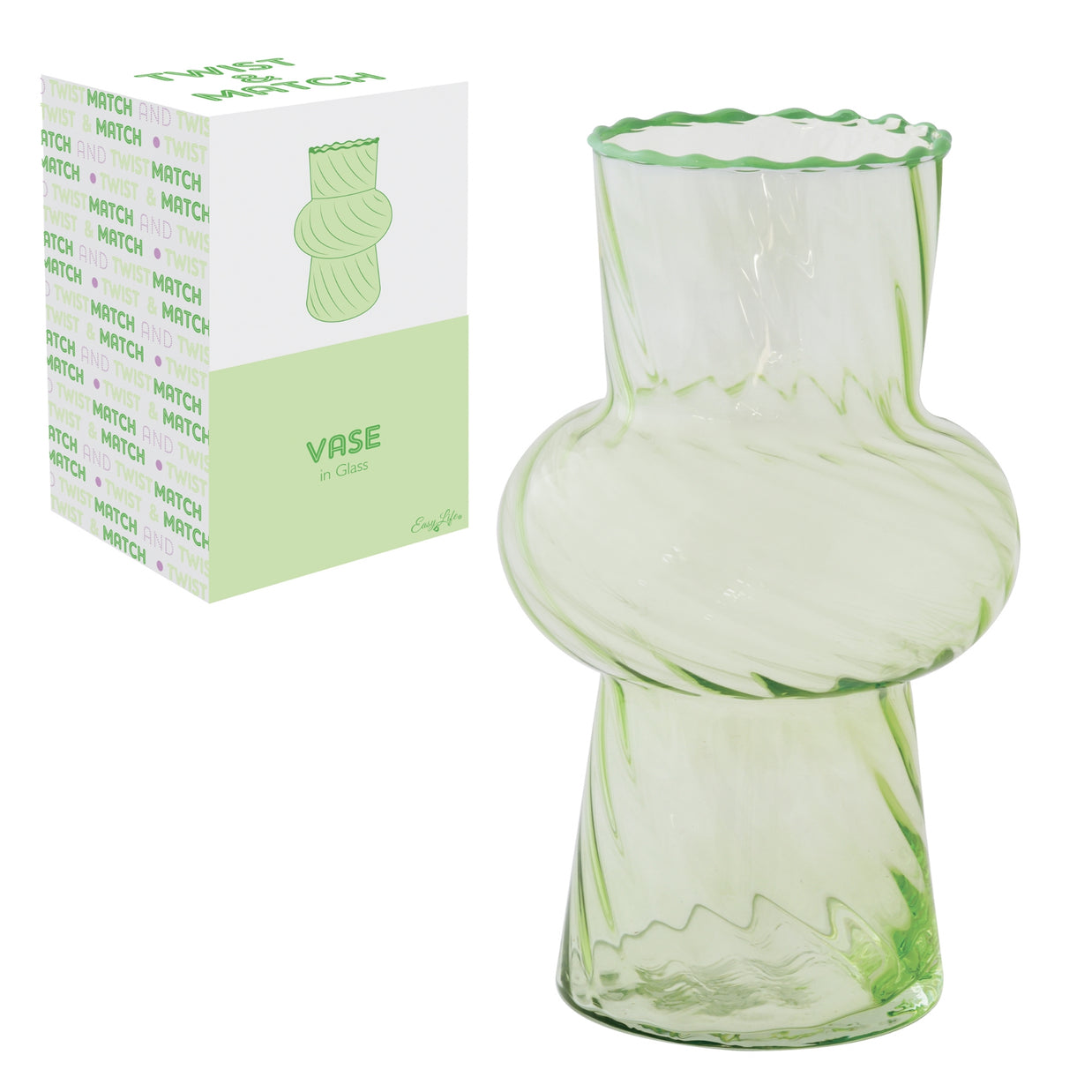Vase Twist & Match vert