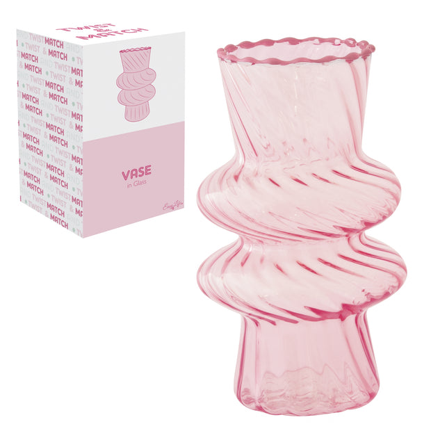 Vase Twist &Match rose