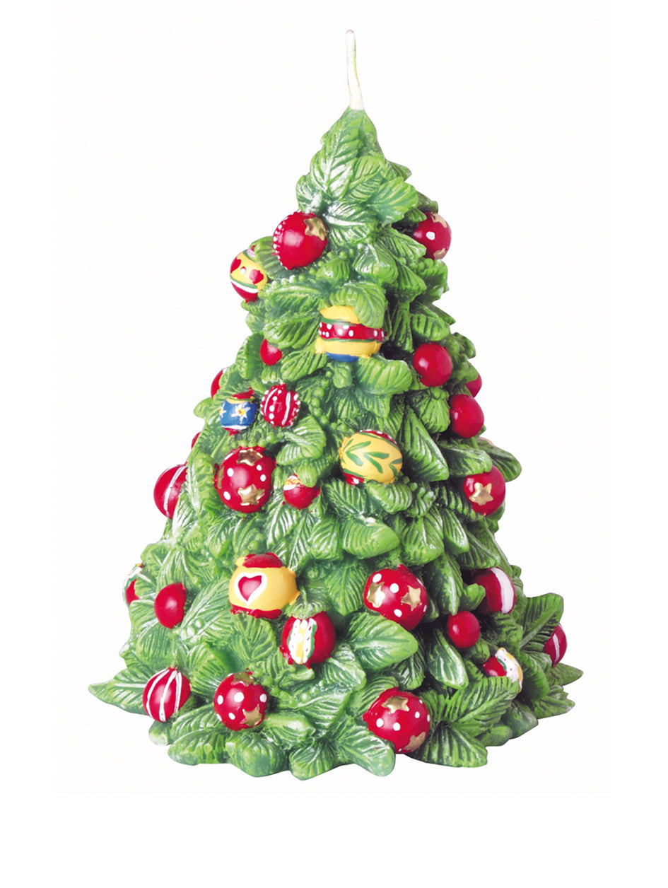 Bougie sapin décorative
