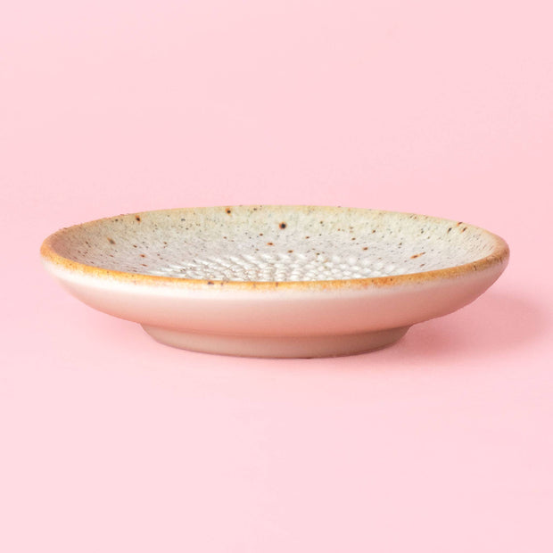 Râpe à ail en céramique - Petite - Beige - Sable