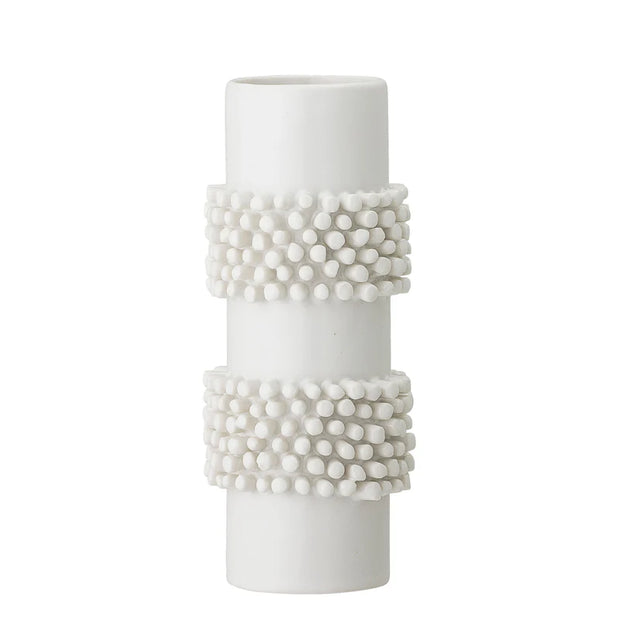 Barrit Vase, Blanc, Grès