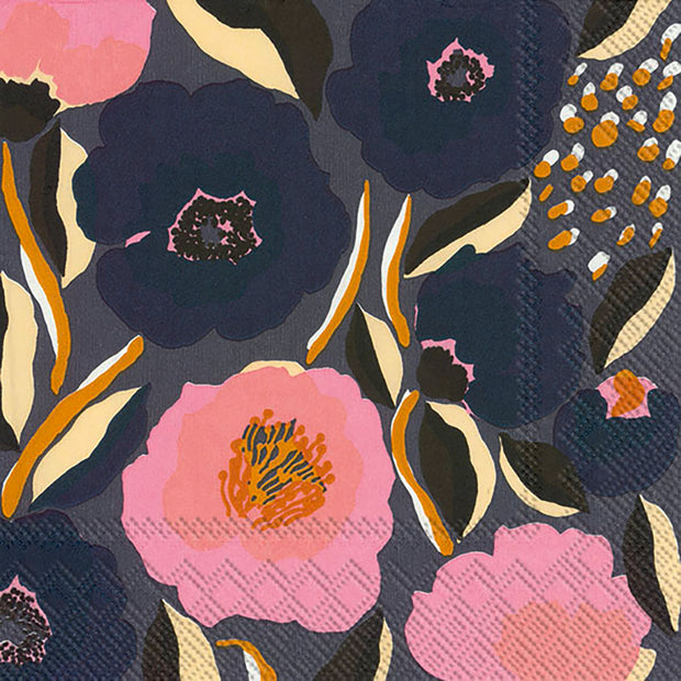 Serviettes Marimekko Blue Rose