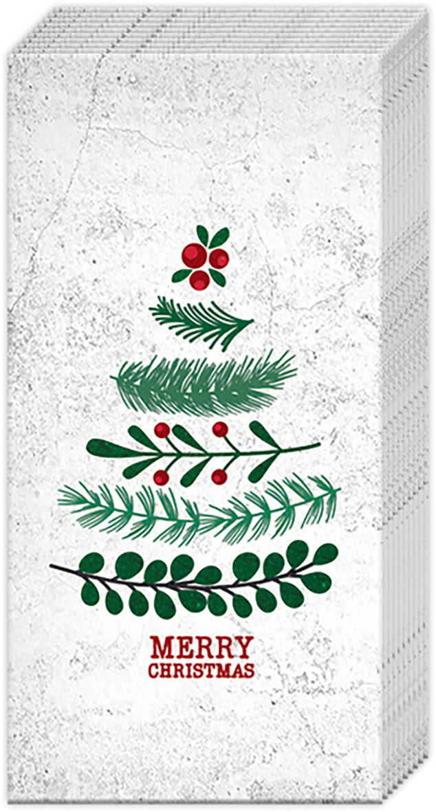 Mouchoirs Natural Christmas Tree