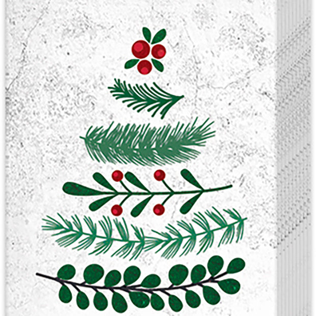 Mouchoirs Natural Christmas Tree