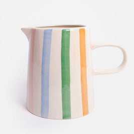 Grande carafe à rayures multiples