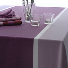 Nappe Prune/Bruyère 150 X250cm