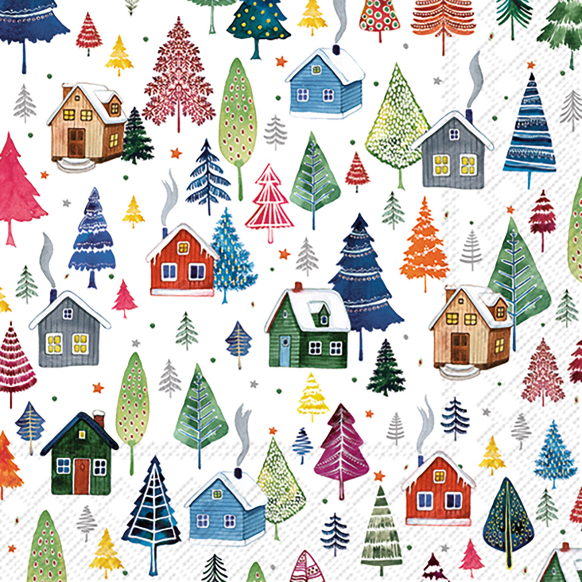 Serviettes WINTER VILLAGE