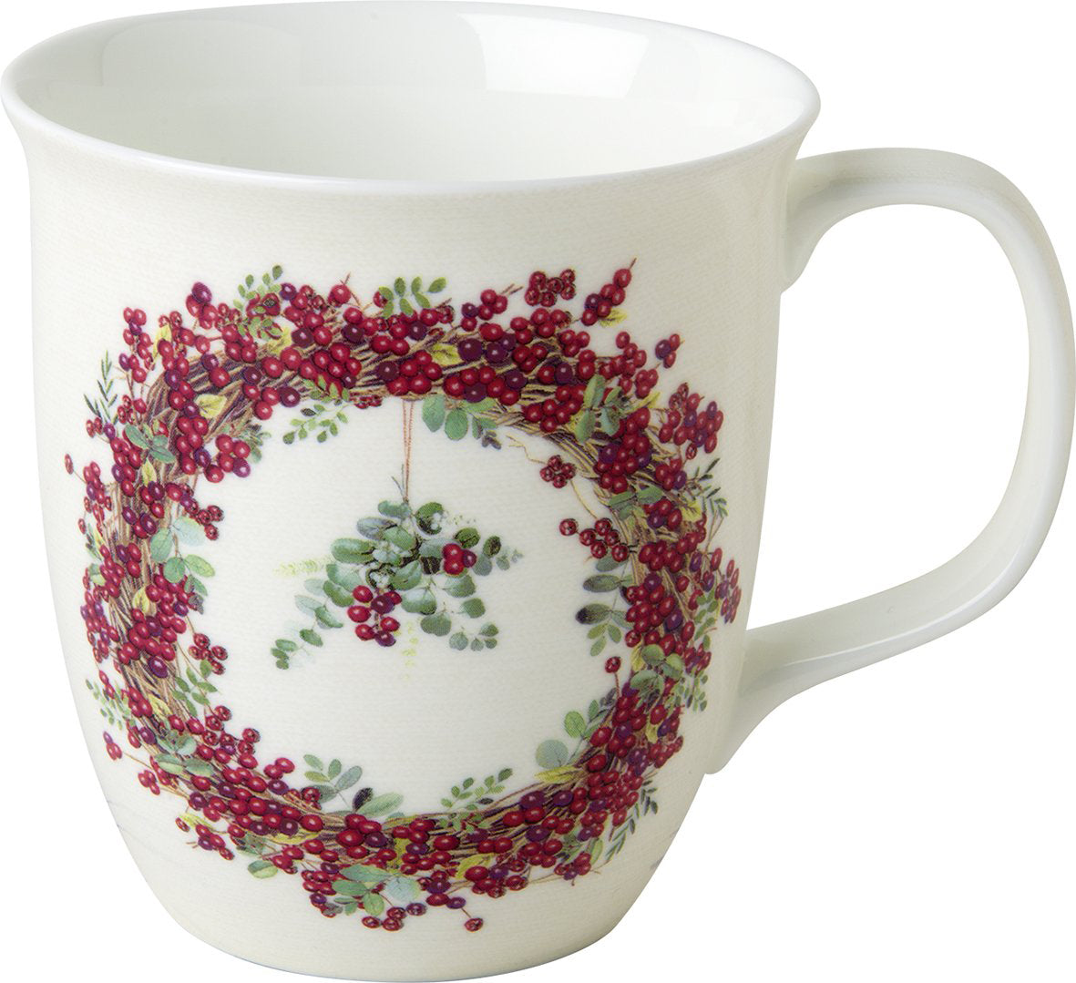 GOBELET BONE CHINA - BERRY WREATH