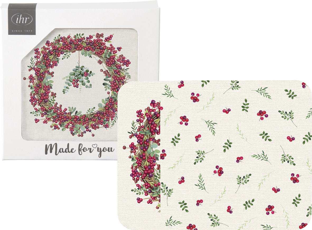 BOX 4 SOUS-VERRES LIEGE - BERRY WREATH
