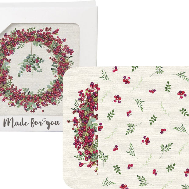 BOX 4 SOUS-VERRES LIEGE - BERRY WREATH