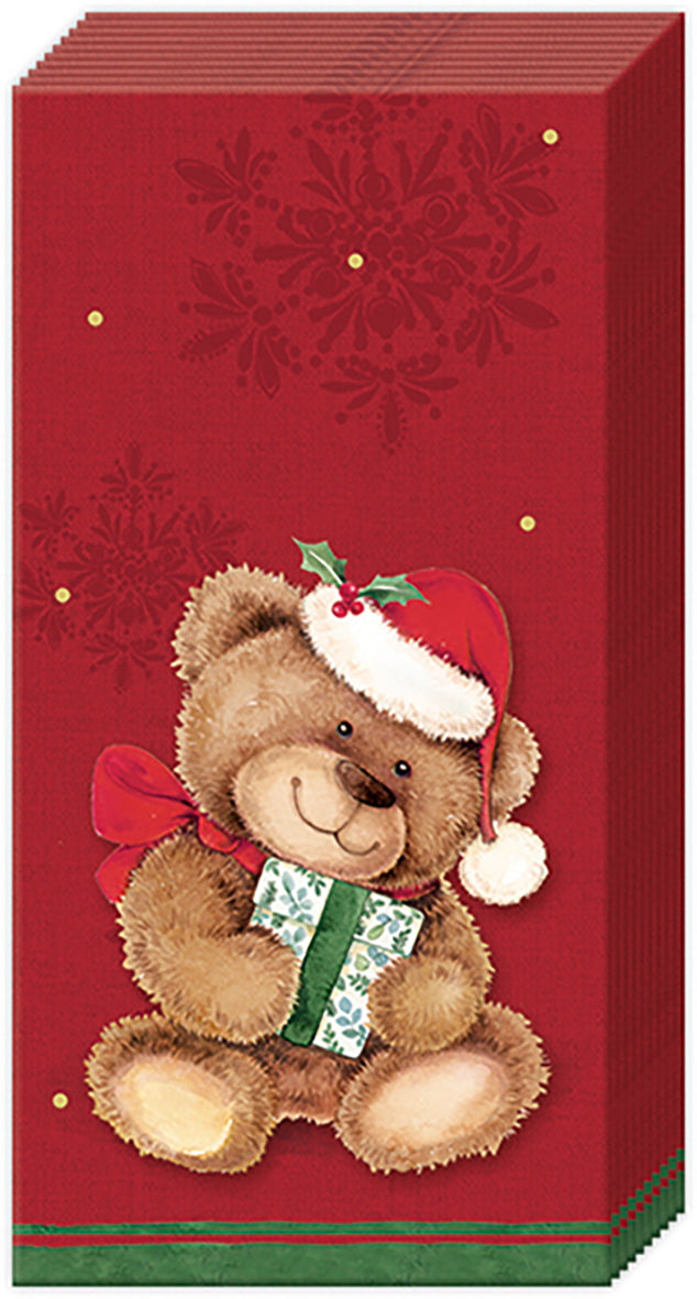 Mouchoirs Ourson de Noël