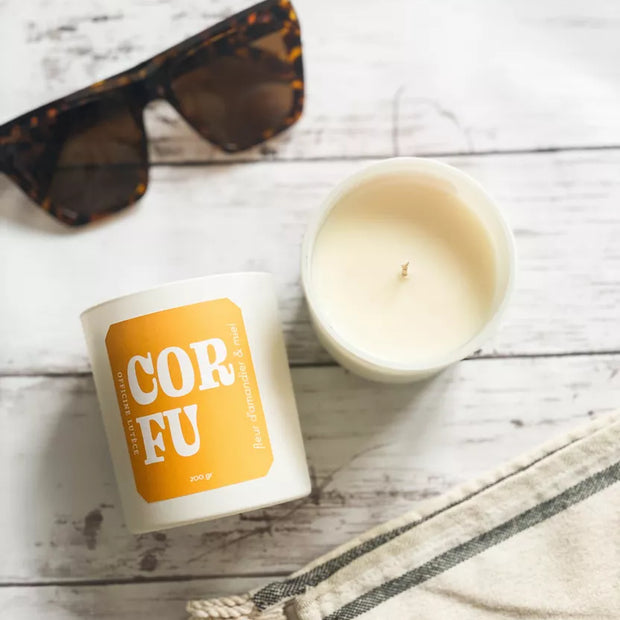 Bougie Corfu - Fleur d'Amandier & Miel
