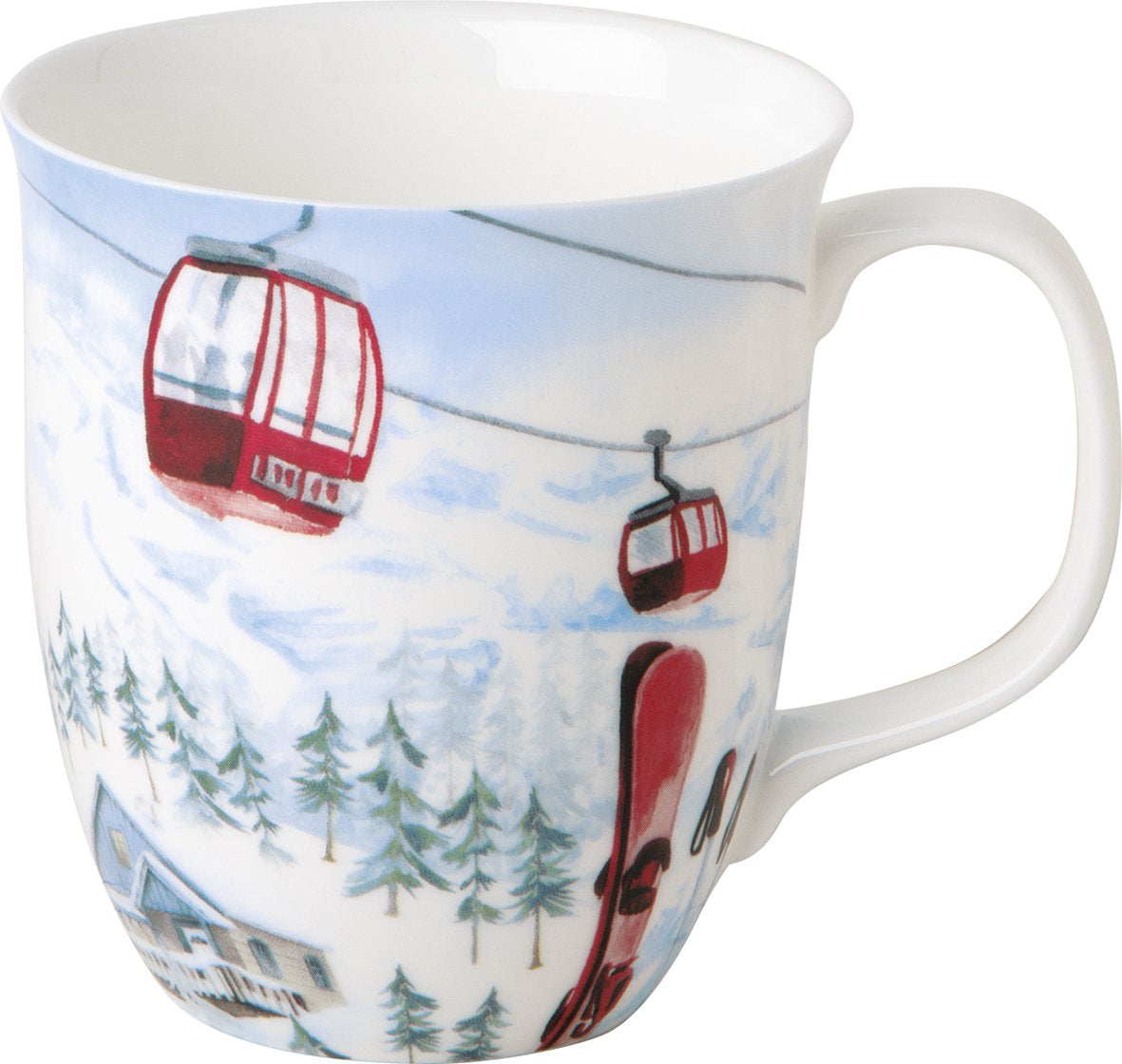 GOBELET BONE CHINA SNOWY HOLIDAYS