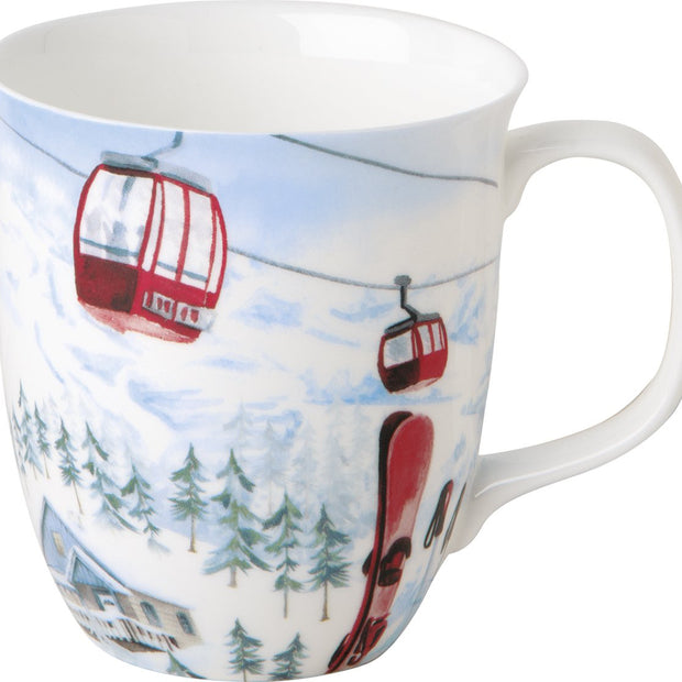 GOBELET BONE CHINA SNOWY HOLIDAYS