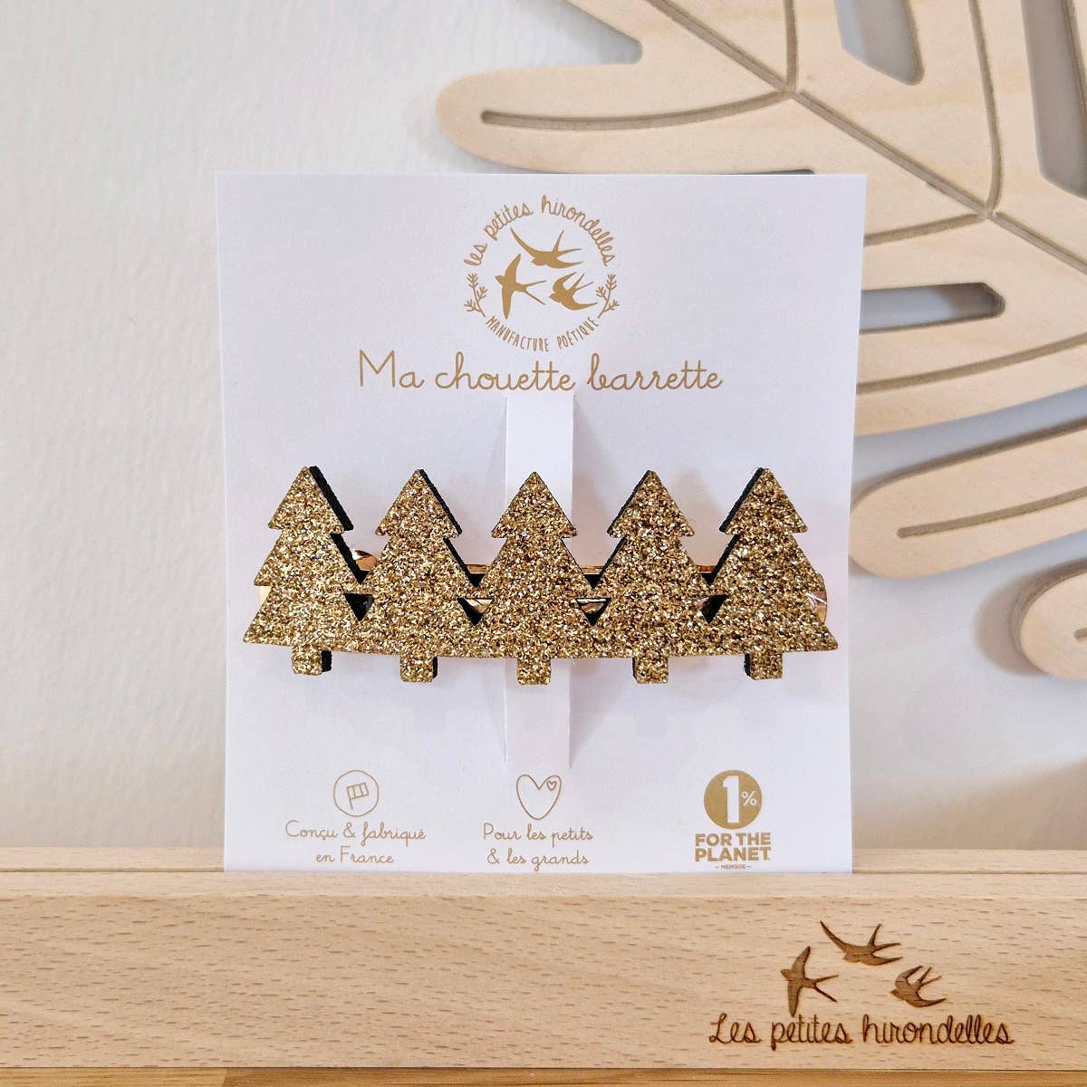 Barrette Clip - Sapin: Vert