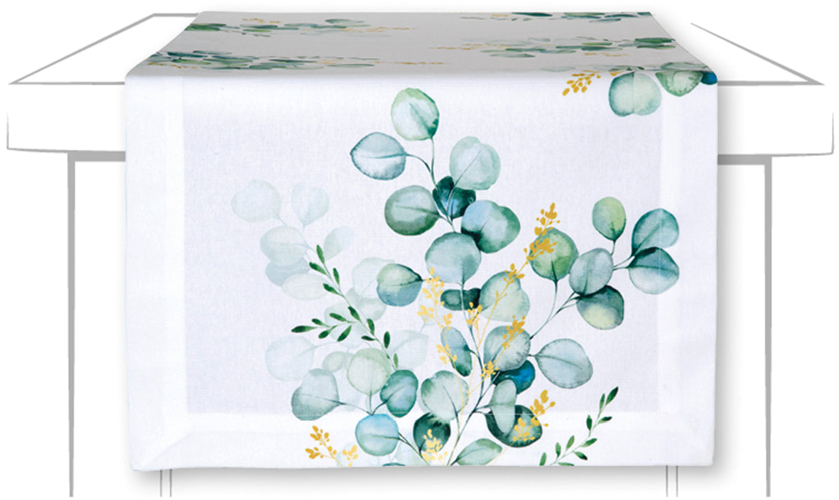 Chemin de table Bouquet d'Eucalyptus