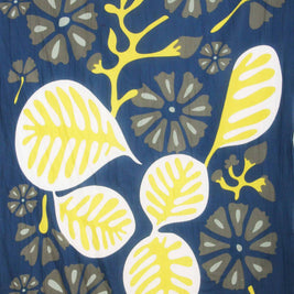 Foulard Coton Bio Equateur Marine