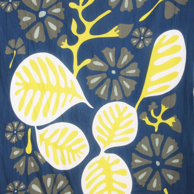 Foulard Coton Bio Equateur Marine