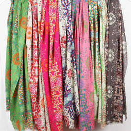 Foulard Coton Bio Ryoko Beige
