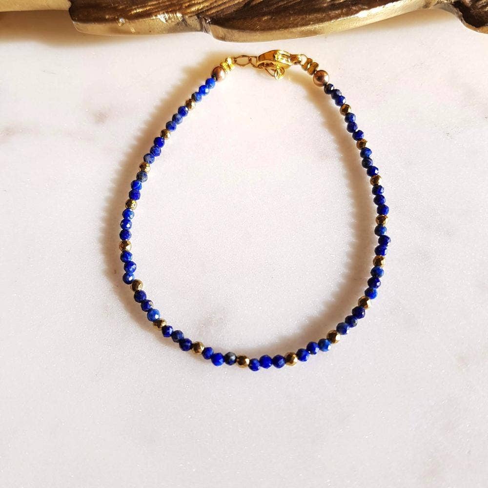 Bracelet JOE en lapis-lazuli