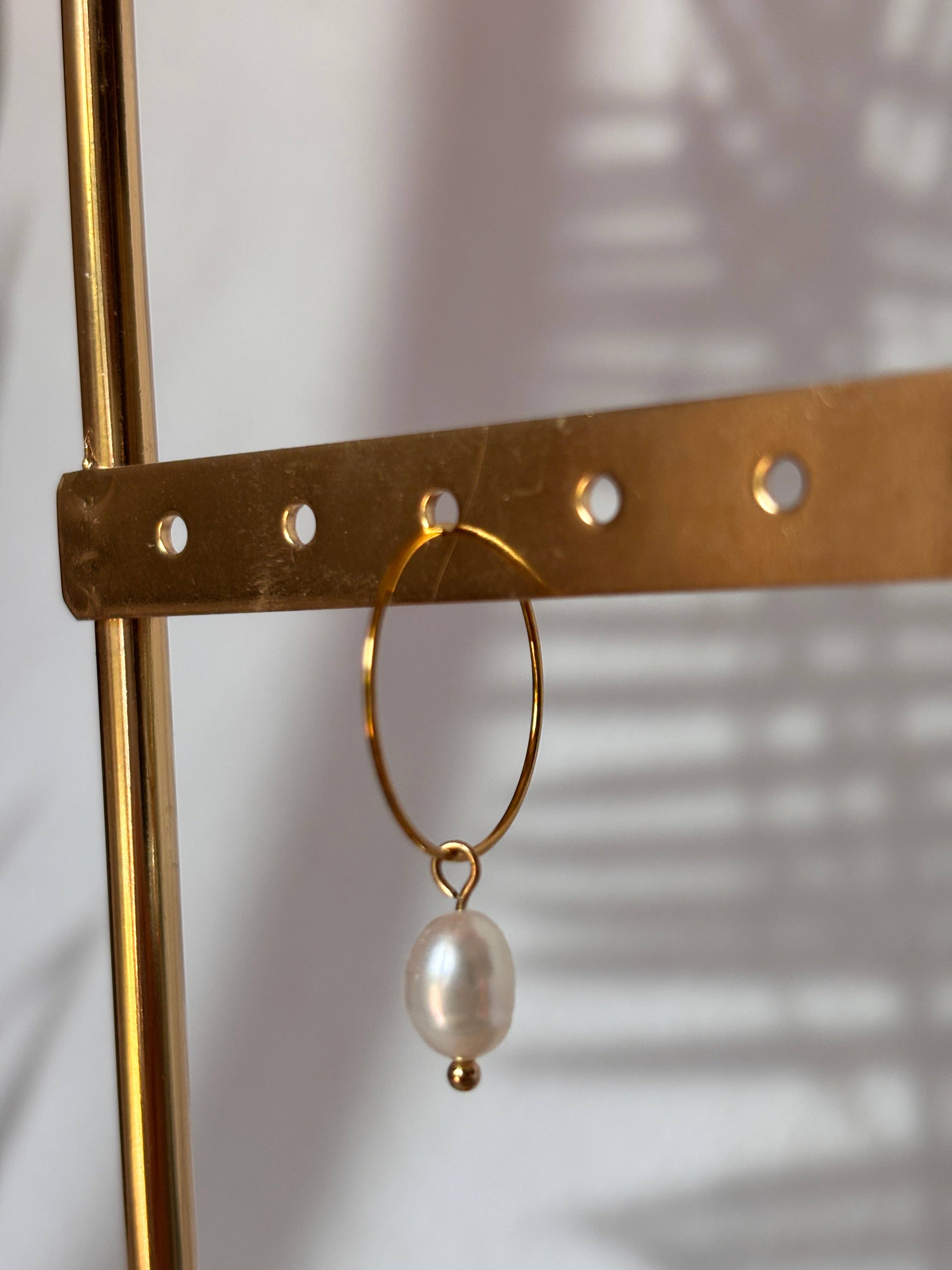 Mix and Match – Boucles d'oreilles simples avec pendentif: Poisson rouge - liberté