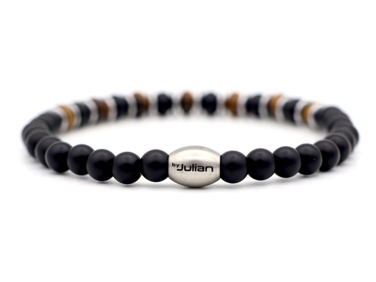 Enam Jimat Œil de tigre (argent ou or): Zilver / 21 cm wrist size (XXL)