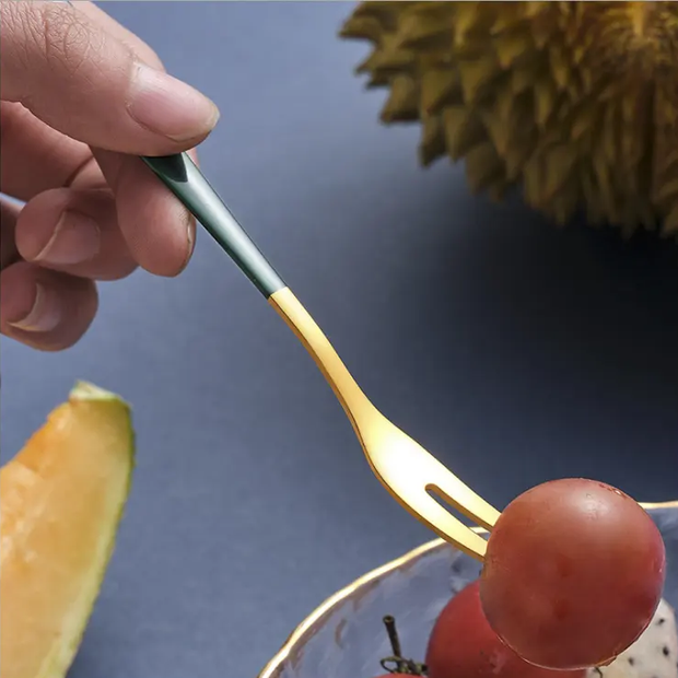 Petite fourchette - Pour apéritifs, tapas ou dessert - 5 couleurs