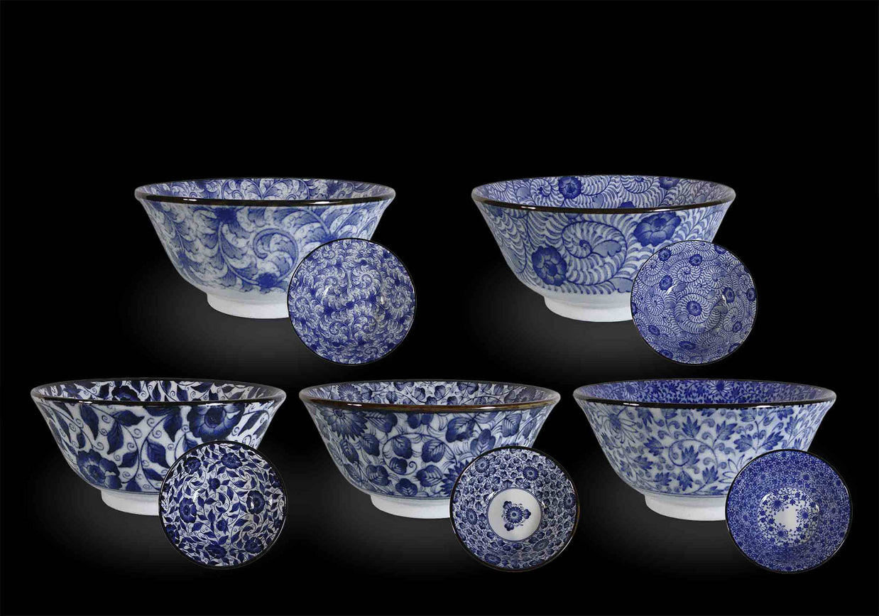Bol mix design 15cm x 7cm, EDO JAPAN