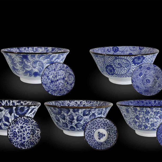 Bol mix design 15cm x 7cm, EDO JAPAN