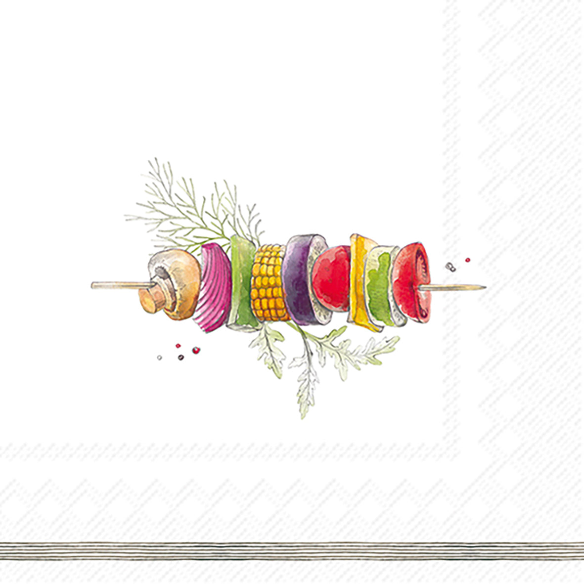 Serviettes Brochette