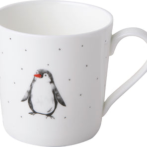 GOBELET BONE CHINA - PENGUIN BLACK