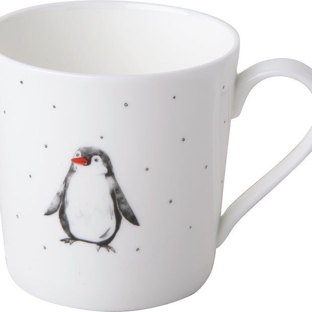 GOBELET BONE CHINA - PENGUIN BLACK
