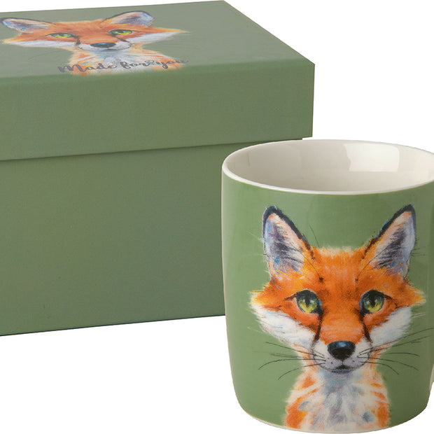 GOBELET PORCELAINE GREEN FOX