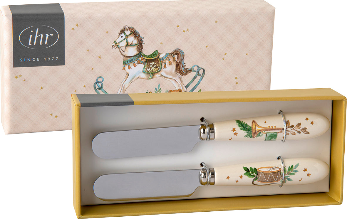 SET 2 COUTEAU BEURRE NOSTALGIC ROCKING HORSE