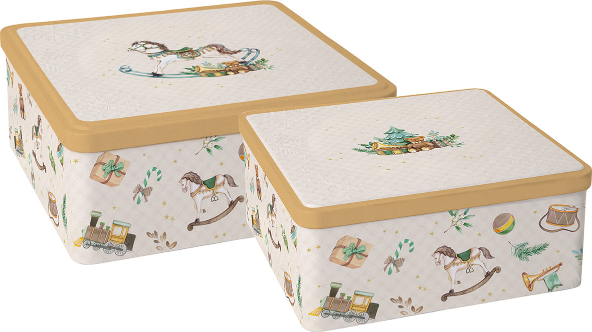 BOITE BISCUITS - NOSTALGIC ROCKING HORSE