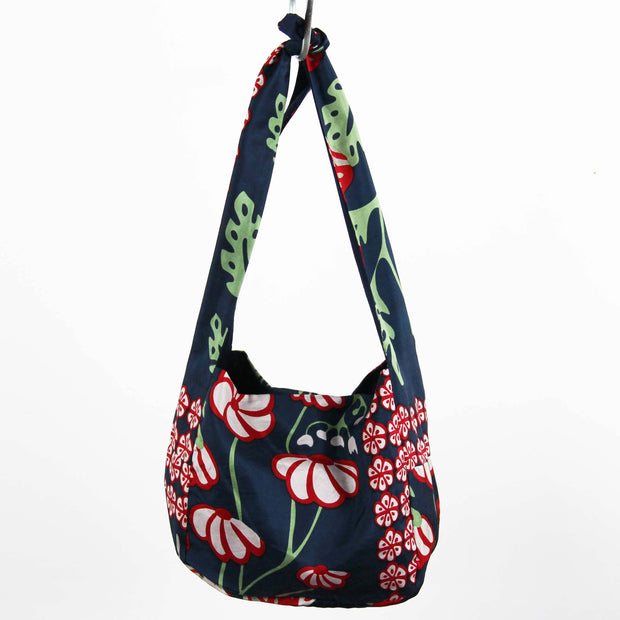 Sac Bobby en Soie Alice Marine